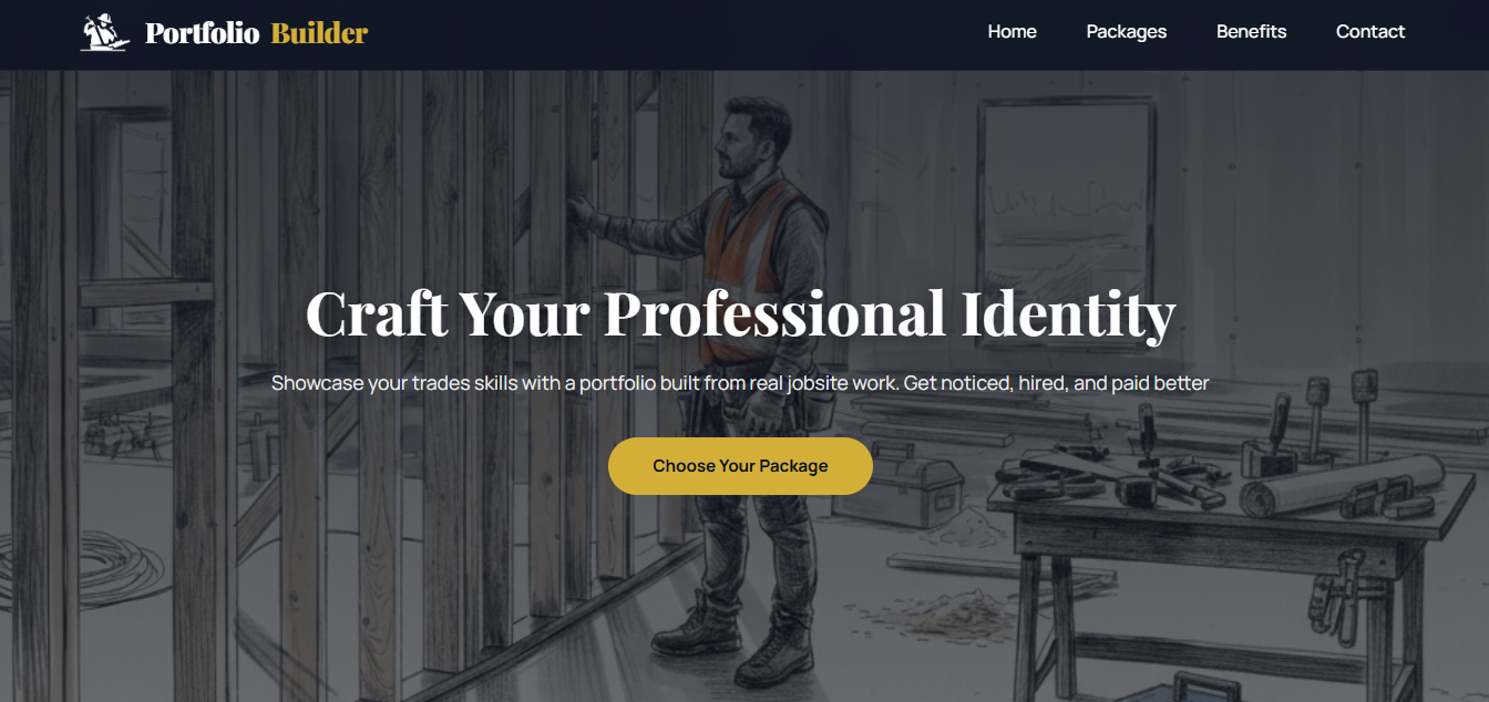 Trades Portfolio Builder custom code client project